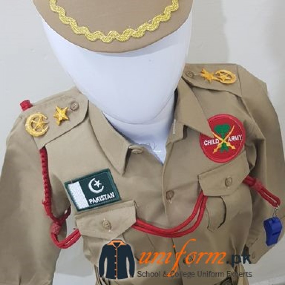 Pakistan Army uniform For Child Costumes In Best Quality Army Costume